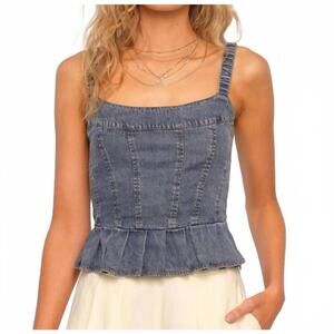 NEW HEARTLOOM women's heartloom cecily top in river